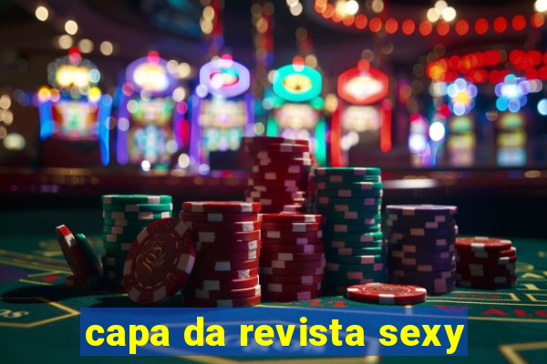 capa da revista sexy